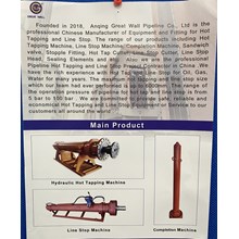 Hydraulic Hot Tapping Machine / Line Stop Machine