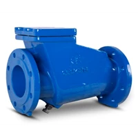 Ductile Iron Swing Check Valve with Rubber Covered disc PN 10 & 16